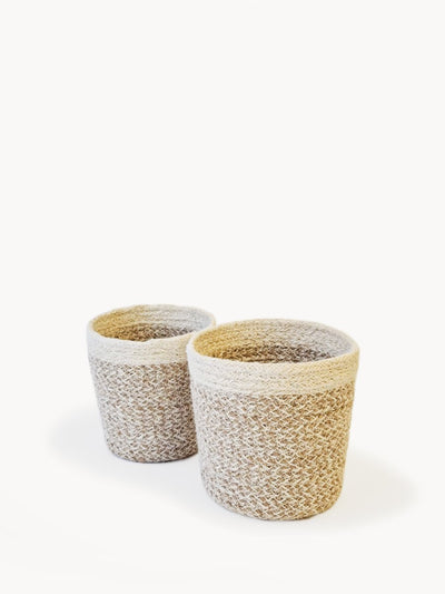 Agora Plant Basket - White - The Sunflower Store Co