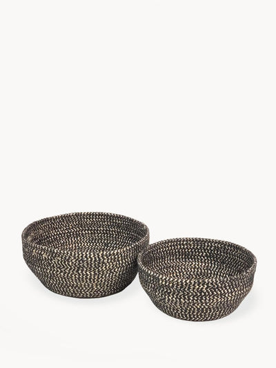 Glitter Bowl - Black (Set of 2) - The Sunflower Store Co
