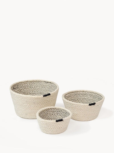 Amari Bowl - Black (Set of 3) - The Sunflower Store Co