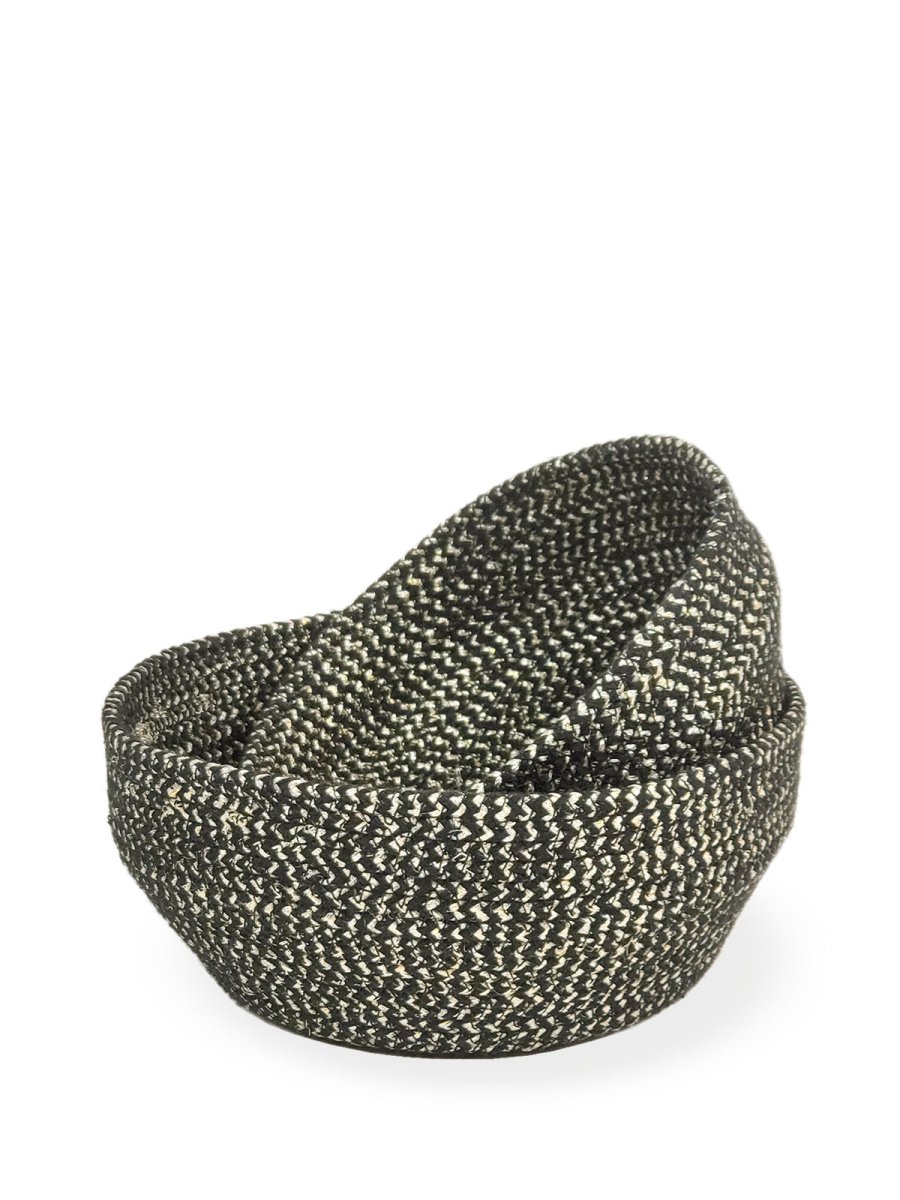 Glitter Bowl - Black (Set of 2) - The Sunflower Store Co