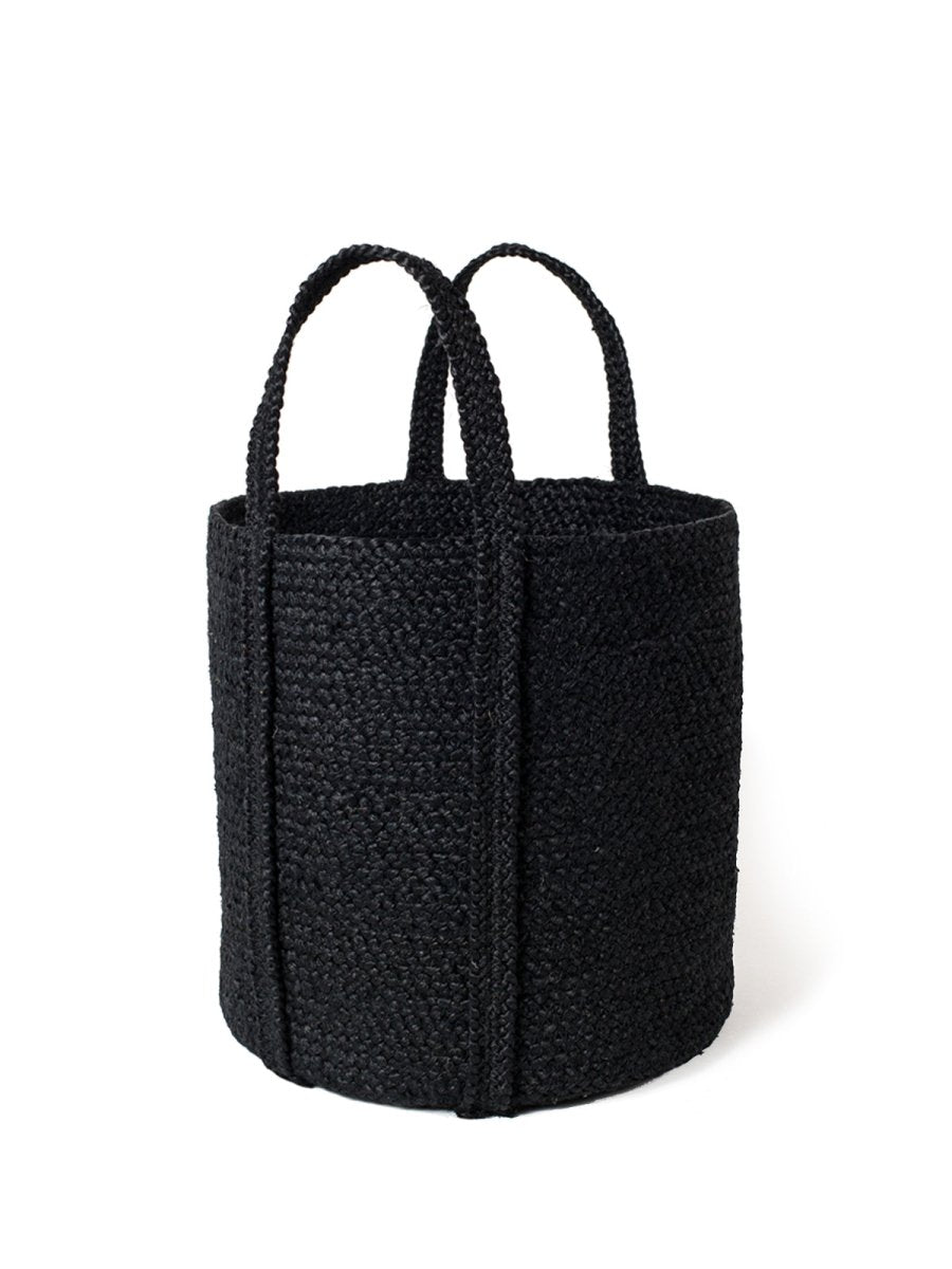 Kata Basket with handle - Black - The Sunflower Store Co