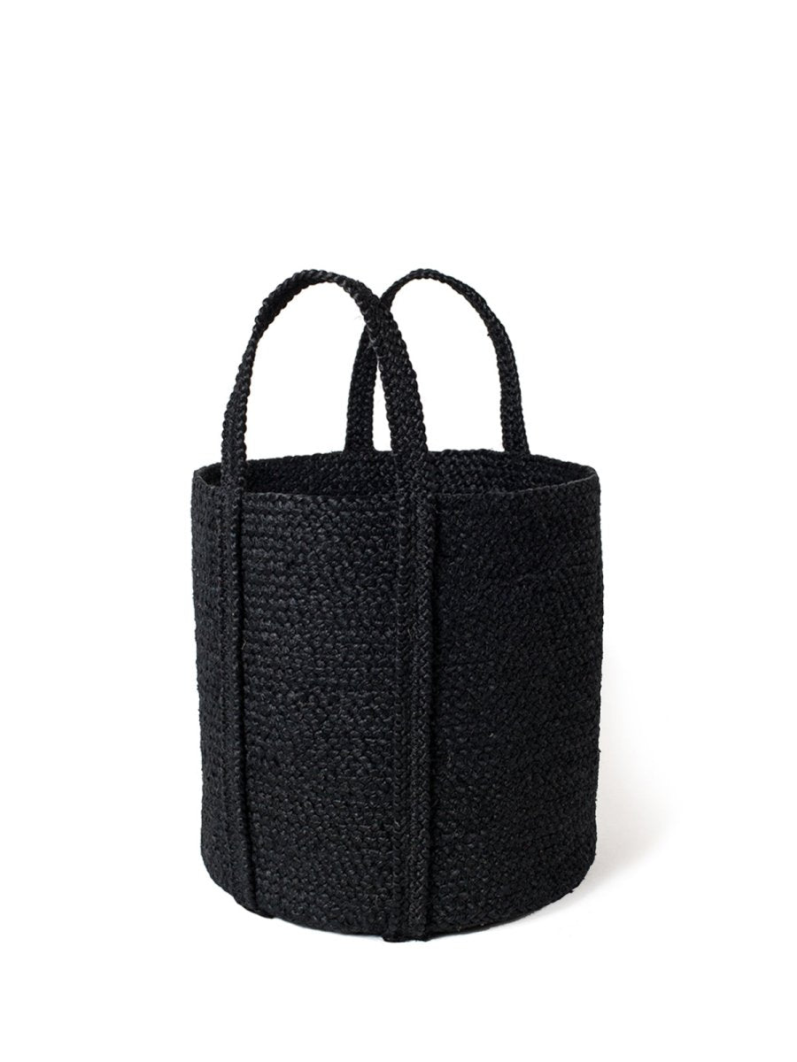 Kata Basket with handle - Black - The Sunflower Store Co