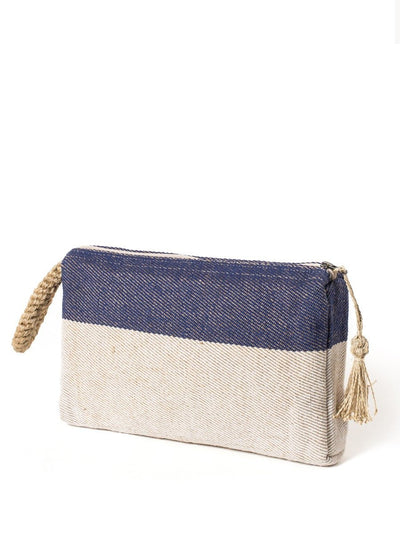 Block A Clutch - Blue - The Sunflower Store Co
