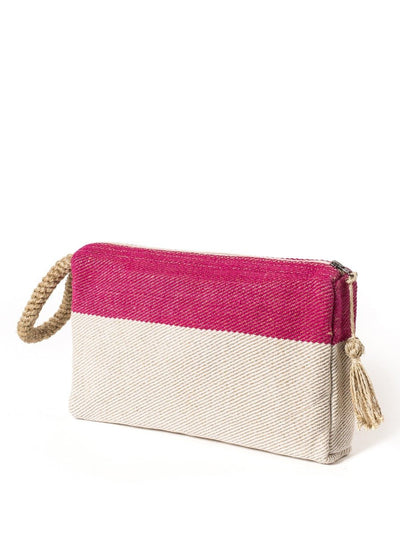 Block A Clutch - Pink - The Sunflower Store Co