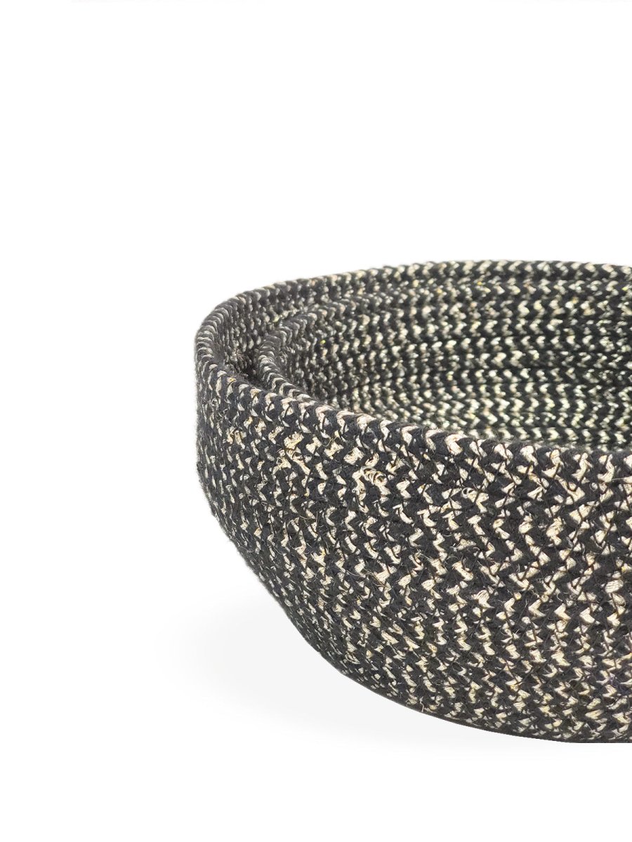 Glitter Bowl - Black (Set of 2) - The Sunflower Store Co