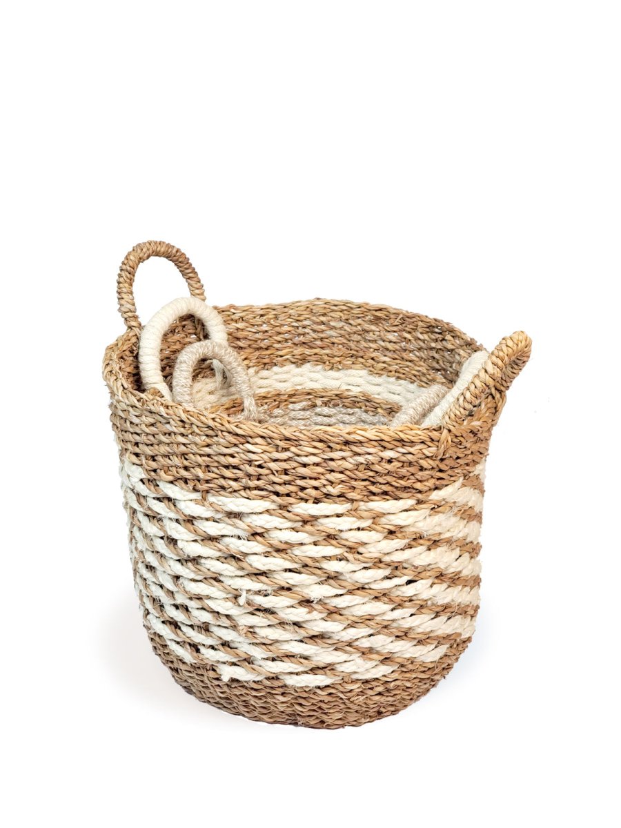 Ula Mesh Basket - Natural - The Sunflower Store Co