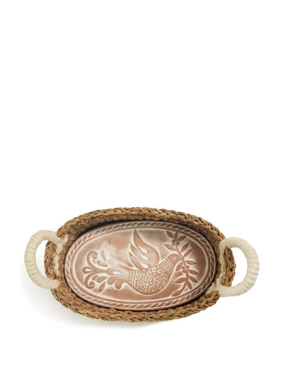 Bread Warmer & Basket - Bird Oval - The Sunflower Store Co
