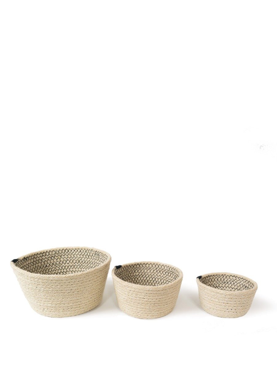 Amari Bowl - Black (Set of 3) - The Sunflower Store Co