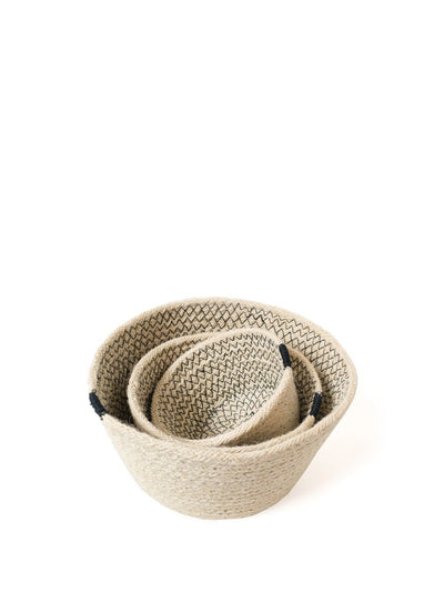 Amari Bowl - Black (Set of 3) - The Sunflower Store Co