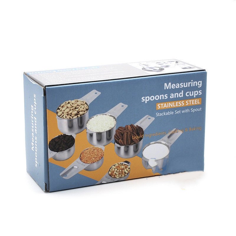 Stainless Steel Measuring Cup and Measuring Spoon 14 - piece Set - The Sunflower Store Co