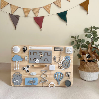 Baby Busy Board Finished DIY Accessories Teaching Aids - The Sunflower Store Co