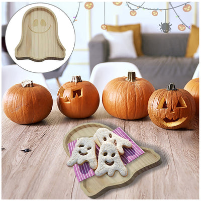 Halloween Wooden Pumpkin Tray Home Decor - The Sunflower Store Co