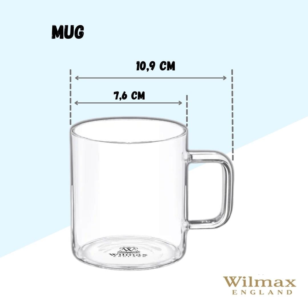 Thermo Glass Mug 11 Oz | High temperature and shock resistant - The Sunflower Store Co