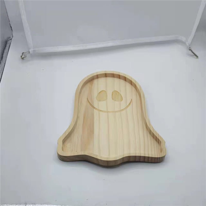 Halloween Wooden Pumpkin Tray Home Decor - The Sunflower Store Co