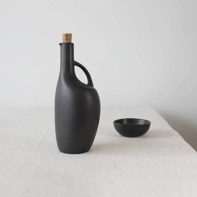 Stoneware Olive Oil Bottle | Canard 34oz - The Sunflower Store Co