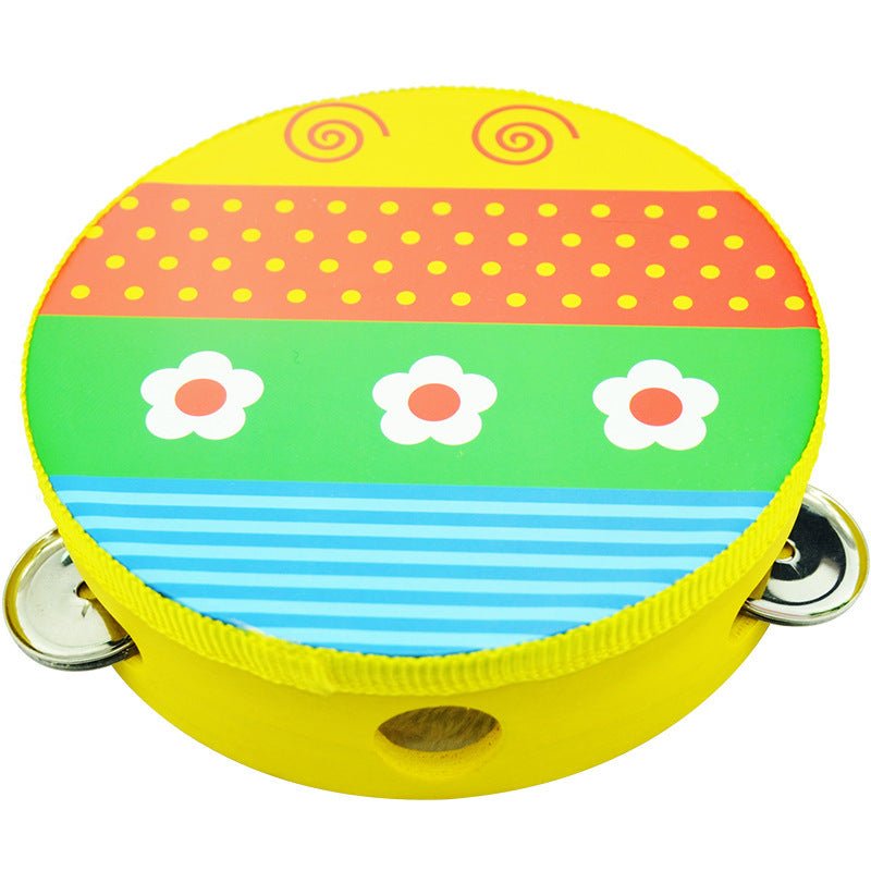 Infant teaching aids wooden hand drums - The Sunflower Store Co