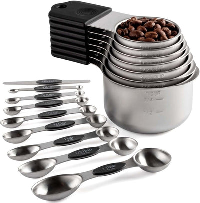 Stainless Steel Measuring Cup Measuring Spoon With Scale Plate - The Sunflower Store Co