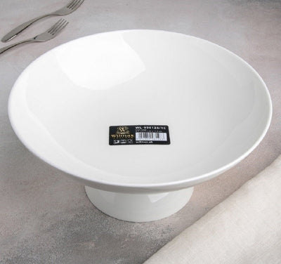 White Fruit Vase 9.5" inch X 4.5" inch |In Colour Box - The Sunflower Store Co