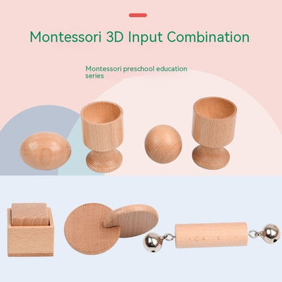 Montessori Teaching Aids Infant Wooden Interactive Educational Toys - The Sunflower Store Co