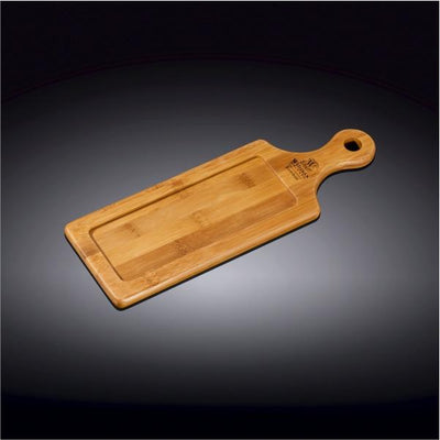 Bamboo Tray 11" inch X 3.75" inch | For Appetizers / Barbecue / Burger Sliders - The Sunflower Store Co