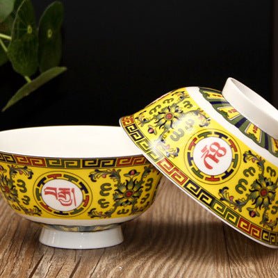 Porcelain Thin Tire Porcelain Tibetan Ghee Bowl - The Sunflower Store Co