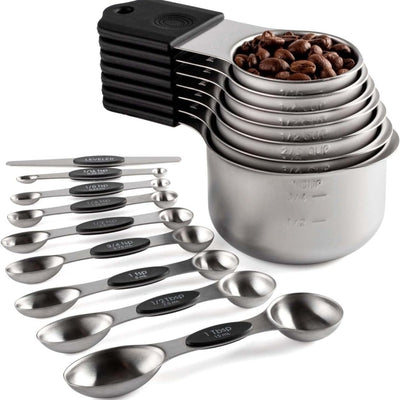 Stainless Steel Measuring Cup Measuring Spoon With Scale Plate - The Sunflower Store Co