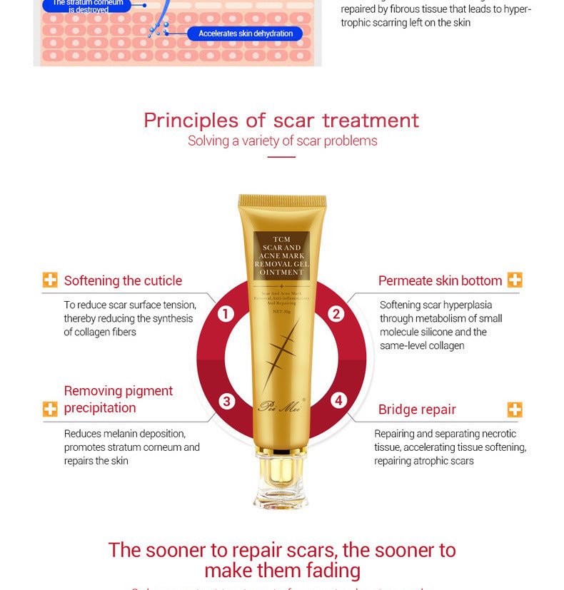 Light Scar Cream Scar Fine Grain Desalination Skin Care Products - The Sunflower Store Co