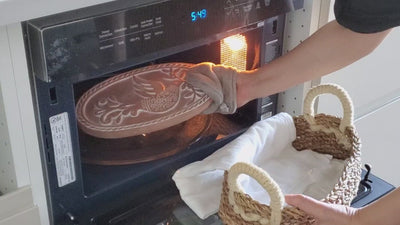 Bread Warmer & Basket - Bird Oval - The Sunflower Store Co