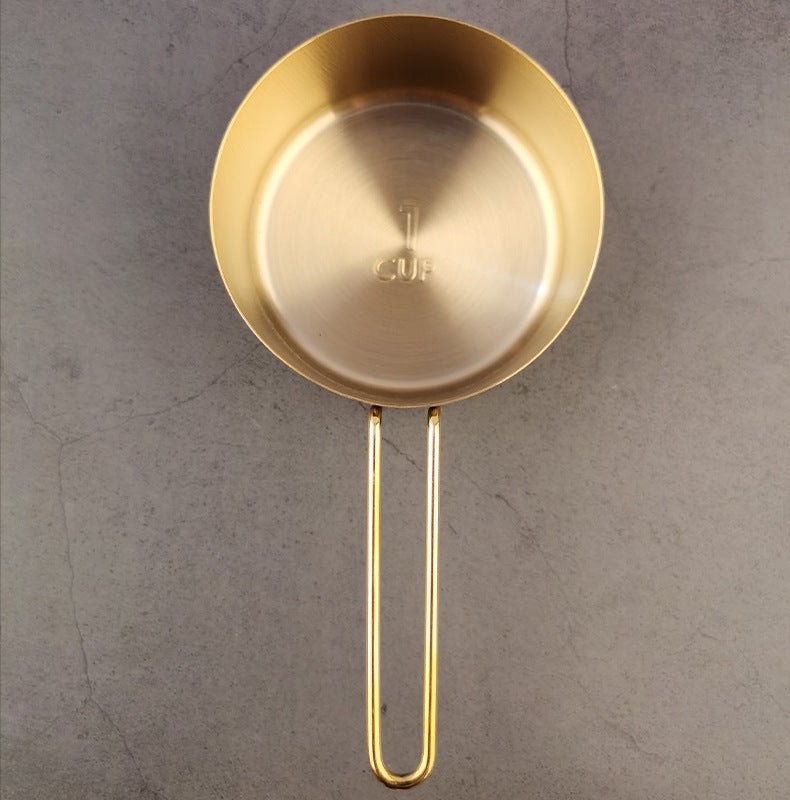 Stainless Steel Measuring Cup Gold DIY Tool - The Sunflower Store Co