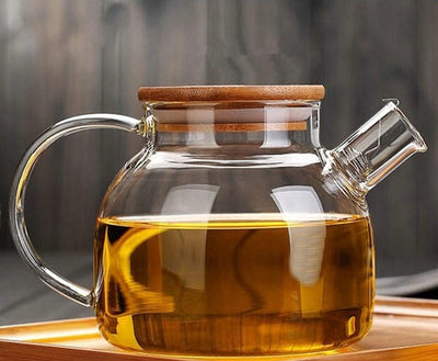 Thermo Glass Teapot 32 Fl Oz | High temperature and shock resistant - The Sunflower Store Co