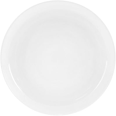 Professional Rolled Rim White Bread Plate 6" inch | 15 Cm - The Sunflower Store Co