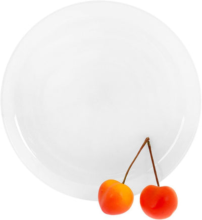Professional Rolled Rim White Bread Plate 6" inch | 15 Cm - The Sunflower Store Co