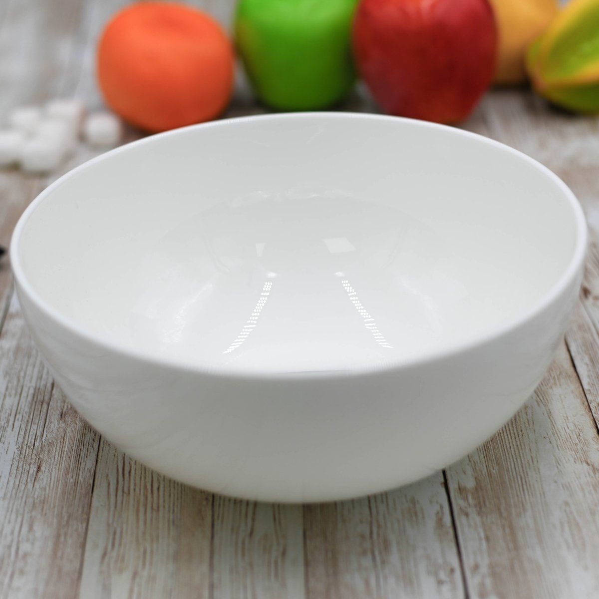 White Bowl 8" inch | 20 Cm 57 Oz | 1700 Ml - The Sunflower Store Co