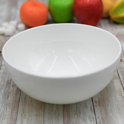 White Bowl 8" inch | 20 Cm 57 Oz | 1700 Ml - The Sunflower Store Co