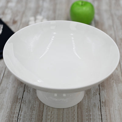 White Fruit Vase 9.5" inch X 4.5" inch |In Colour Box - The Sunflower Store Co