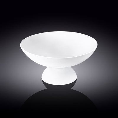White Fruit Vase 9.5" inch X 4.5" inch |In Colour Box - The Sunflower Store Co