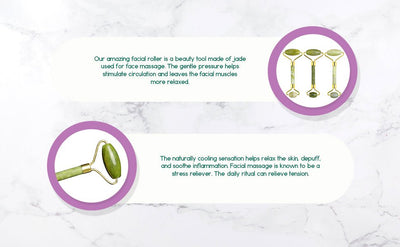 Jade Facial Roller - The Sunflower Store Co