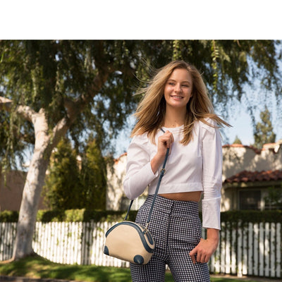 Coco Ivory Leather Crossbody Bag - The Sunflower Store Co