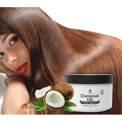 100% Natural Coconut Oil Hair Mask 10 Oz - The Sunflower Store Co