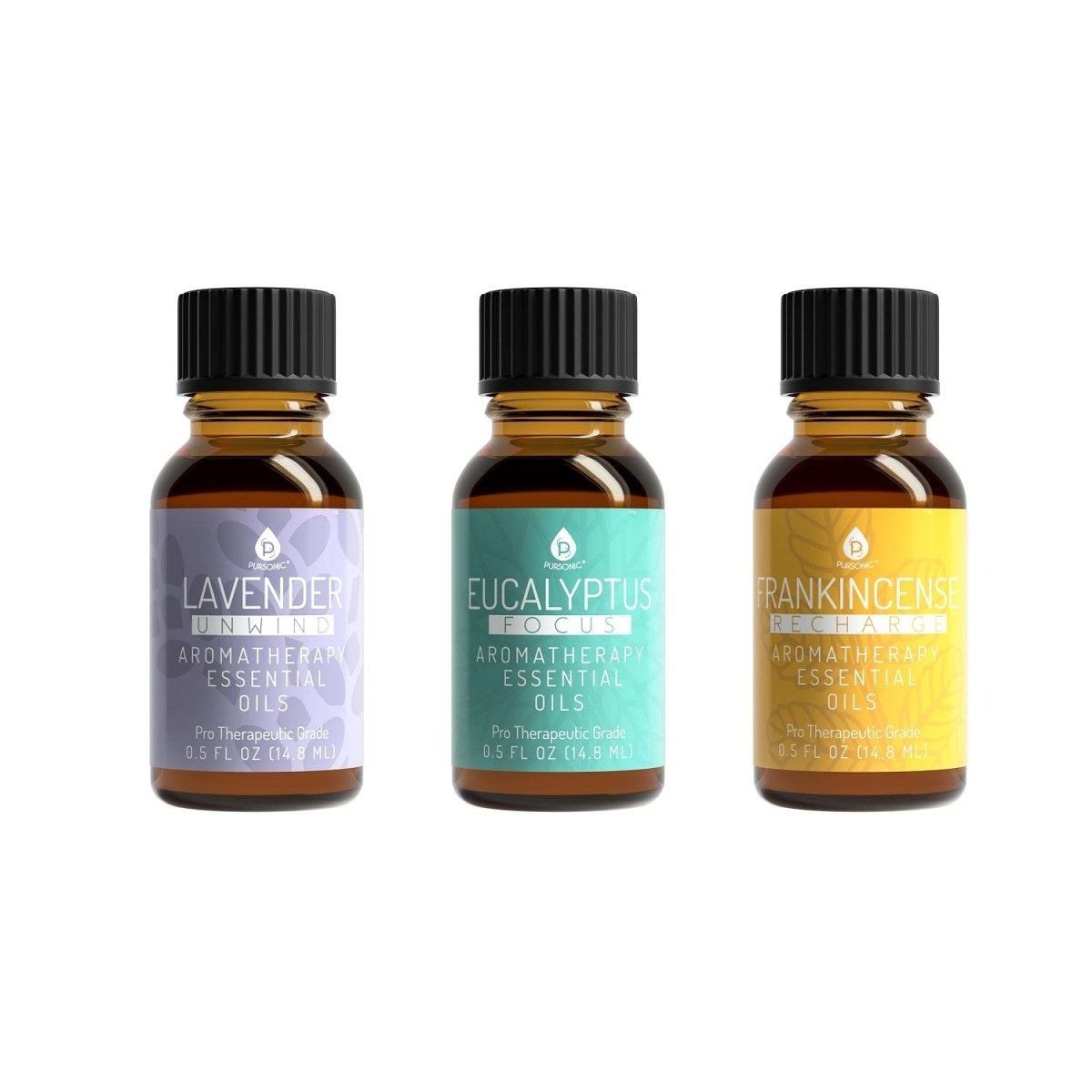 3 Pack Aromatherapy Essential oils (Lavender, Eucalyptus, Frankincense) - The Sunflower Store Co