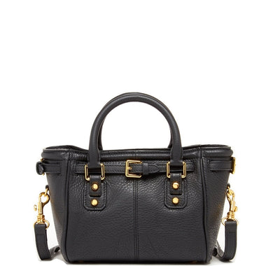 SUSU Top Handle Leather Satchel Bag Black Purse Crossbody Bag for Women - The Sunflower Store Co