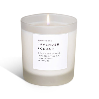 Lavender + Cedar - Signature Candle - The Sunflower Store Co