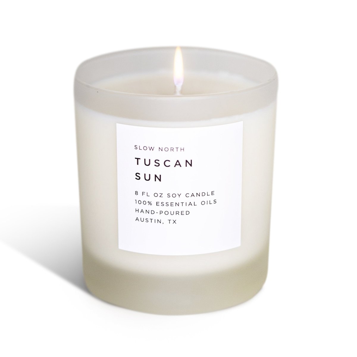 Tuscan Sun - Signature Candle (Orange + Frankincense + Jasmine) - The Sunflower Store Co