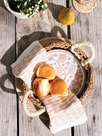 Bread Warmer & Basket Gift Set with Tea Towel - Owl Round - The Sunflower Store Co