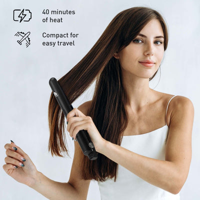 Style - on - the - Go Bundle – Cordless Hair Straightener & One Step Volumizer Brush for Sleek, Voluminous Hair Anytime, Anywhere - The Sunflower Store Co