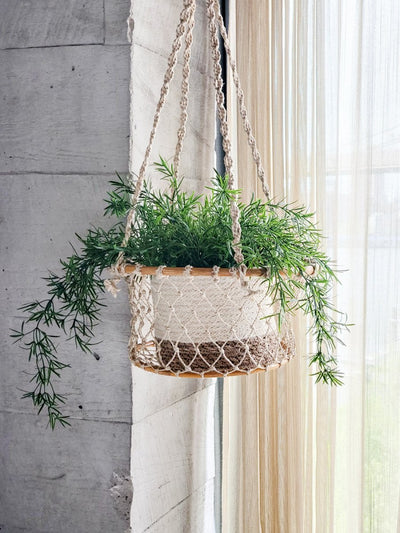 Jhuri Single Hanging Basket - The Sunflower Store Co