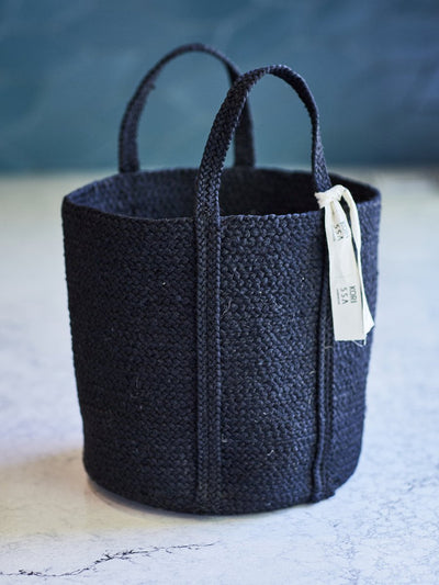 Kata Basket with handle - Black - The Sunflower Store Co