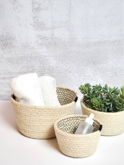 Amari Bowl - Black (Set of 3) - The Sunflower Store Co