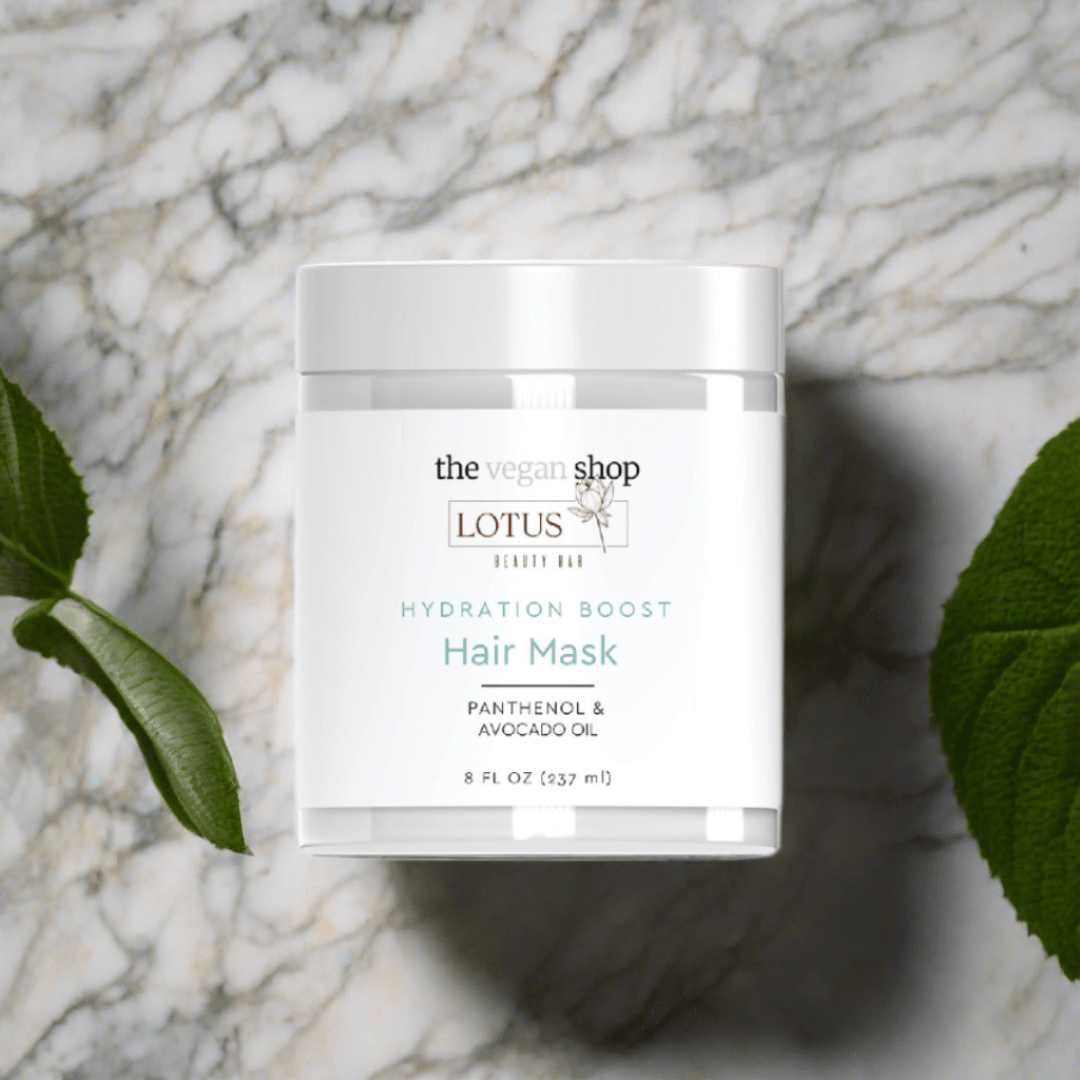 Hydration Boost Hair Mask - The Vegan Shop + Lotus Beauty Bar - The Sunflower Store Co