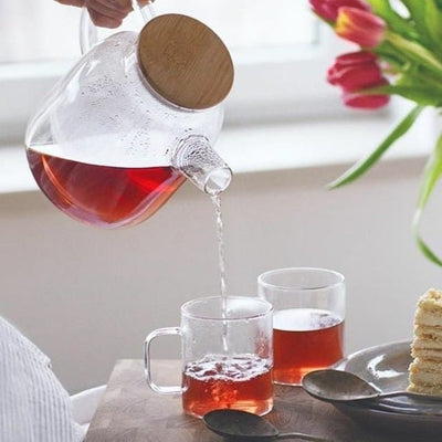 3 Piece Thermo Glass Asian Tea Entertaining Set For 2 - The Sunflower Store Co